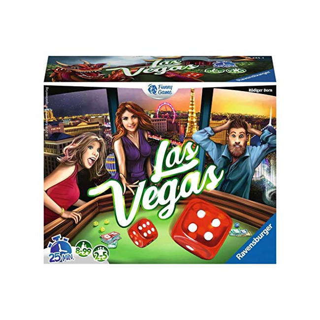 Ravensburger - Las Vegas - Jeu d'ambiance - Idéal pour une soirée en famille ou entre amis - 26745