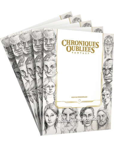 COF 2 - Pack de 5 Dossiers de personnage