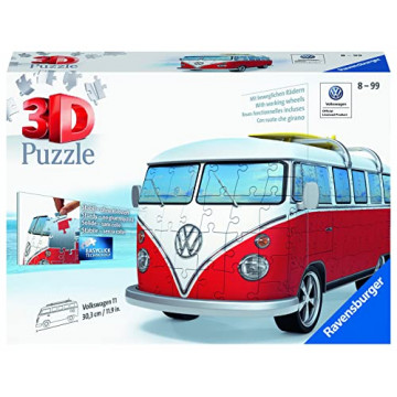 Puzzle 3D Combi T1 Volkswagen - 108 pièces numérotées - À assembler sans colle