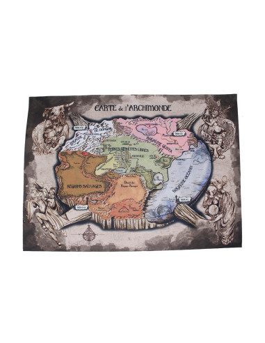 Carte du Monde - Les Apprentis Sorciers