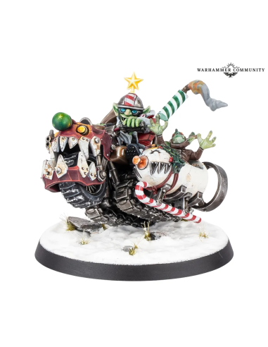 Orks - La Squigmobile de Gobbo le Rouge -...