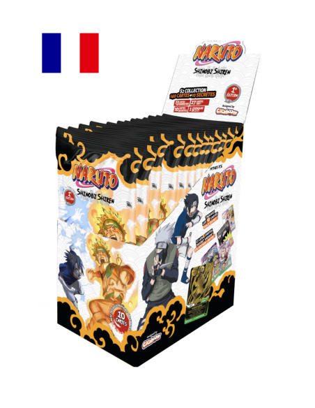 Naruto Mythos - Boite de Boosters Français - Display de 24 Boosters - Set 2 - Edition 1
