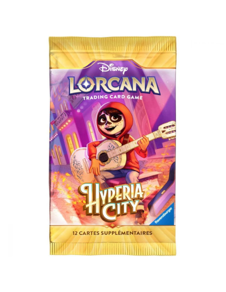 Disney Lorcana - Boite de 24 Boosters Hyperia City