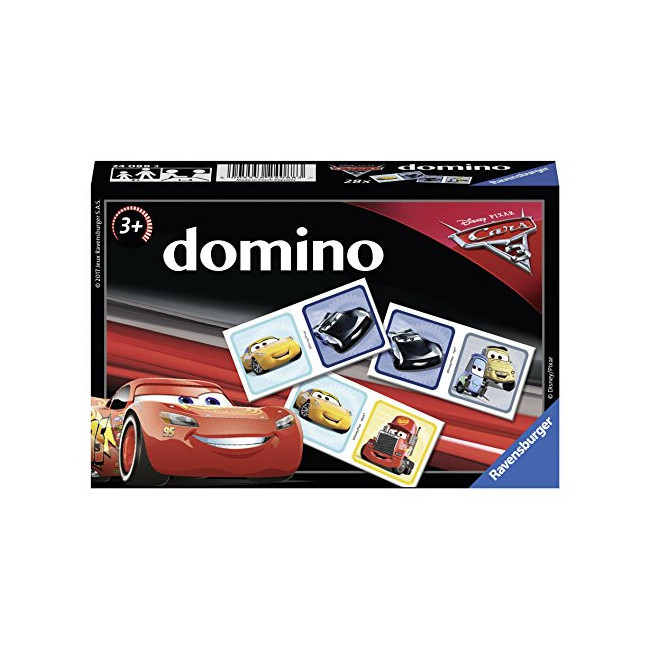 Ravensburger- Domino- Disney Cars 3- Jeu Educatif- A partir de 3 ans- 24088