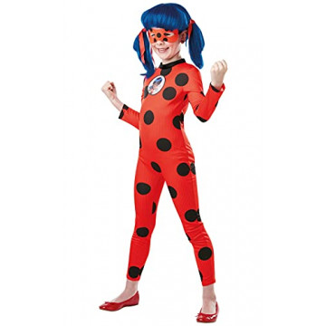Rubies - Miraculous Officiel - Déguisement Tikki Ladybug (Enfant) - Taille 5-6 ans