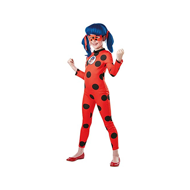 Rubies - Miraculous Officiel - Déguisement Tikki Ladybug (Enfant) - Taille 5-6 ans