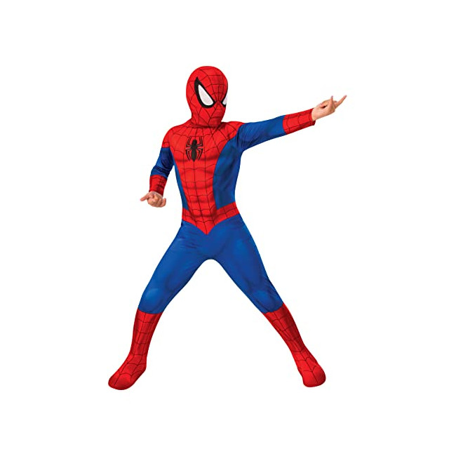 Rubies - Marvel Officiel - Déguisement Classique Spider-Man (Enfant) - Taille 5-6 ans