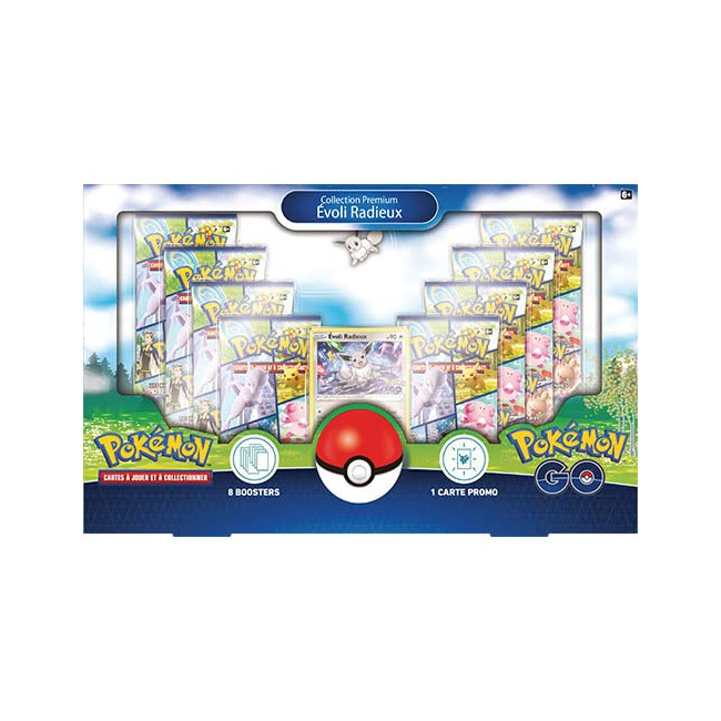 Parkage Pokemon Go Premium Collection : Evoli Radieux - Version Française 290-55500