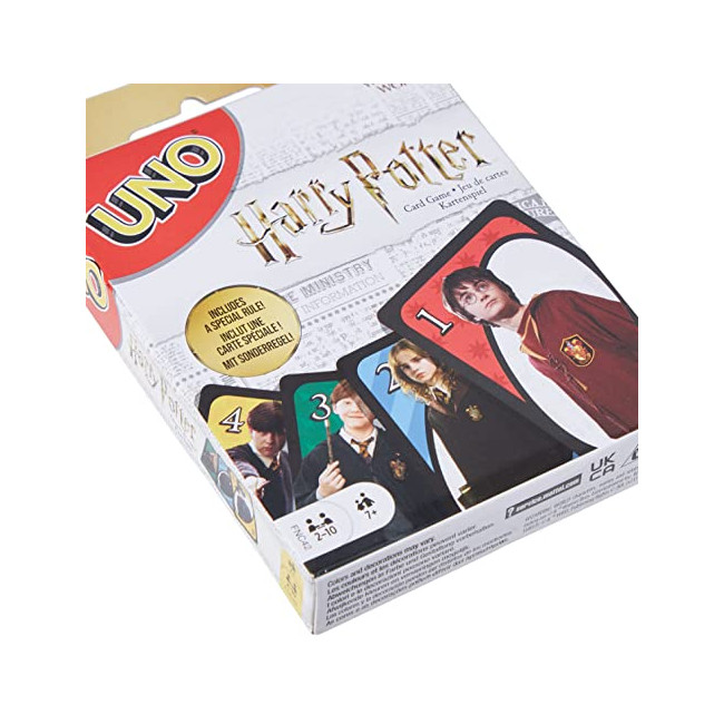 UNO - Harry Potter - carte « Choixpeau magique » incluse