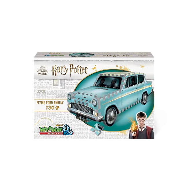 Wrebbit 3D- Harry Potter Anglia Mini (130 pièces), W3D0202