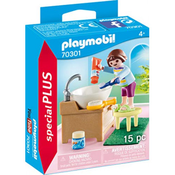Playmobil 70301 - Enfant avec lavabo
