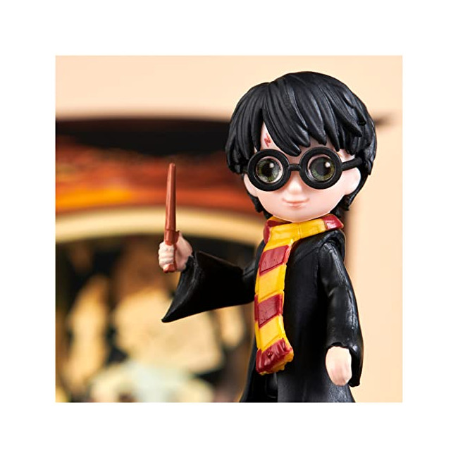 Harry Potter - Figurine Poupée Articulée Harry Potter 8 cm avec Baguette  Magique