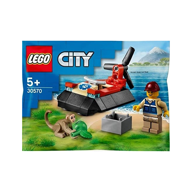 LEGO City Wildlife Rescue Hovercraft Lot de Sacs en Plastique pour aéroglisseur