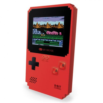 Mini Arcade 300 jeux - Rouge