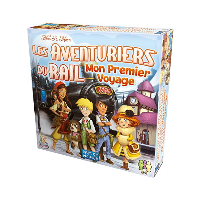 Days of Wonder | Les Aventuriers du Rail : Mon premier voyage | Jeu de société | À partir de 6 ans | 2 à 4 joueurs | 15
