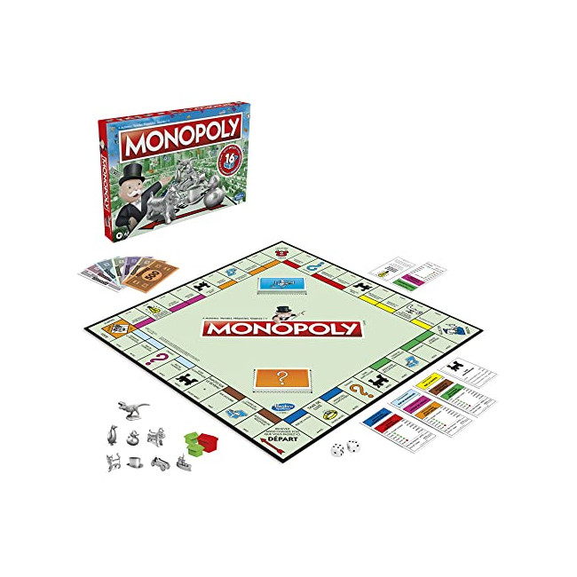 Monopoly, Jeu de Plateau Classique pour la Famille et Les Enfants, pour 2 à 6 Joueurs, à partir de 8 Ans