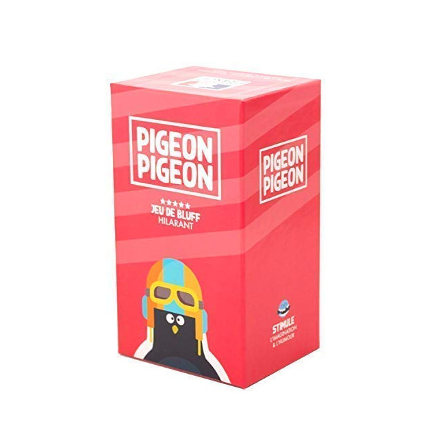 🇫🇷 Jeu de société Pigeon Pigeon - ambiance, bluff, créativité, humour - fabriqué en France