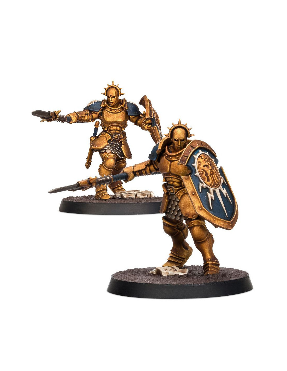Warhammer Age of Sigmar - Vindictors Éternels de l'Orage + Set de Peinture  - 2 figurines et 6 pots de 12 ml