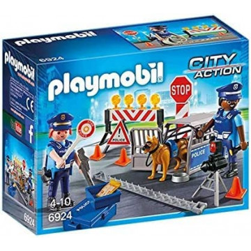 Playmobil 6924 - Barrage de Police - City Action Les policiers