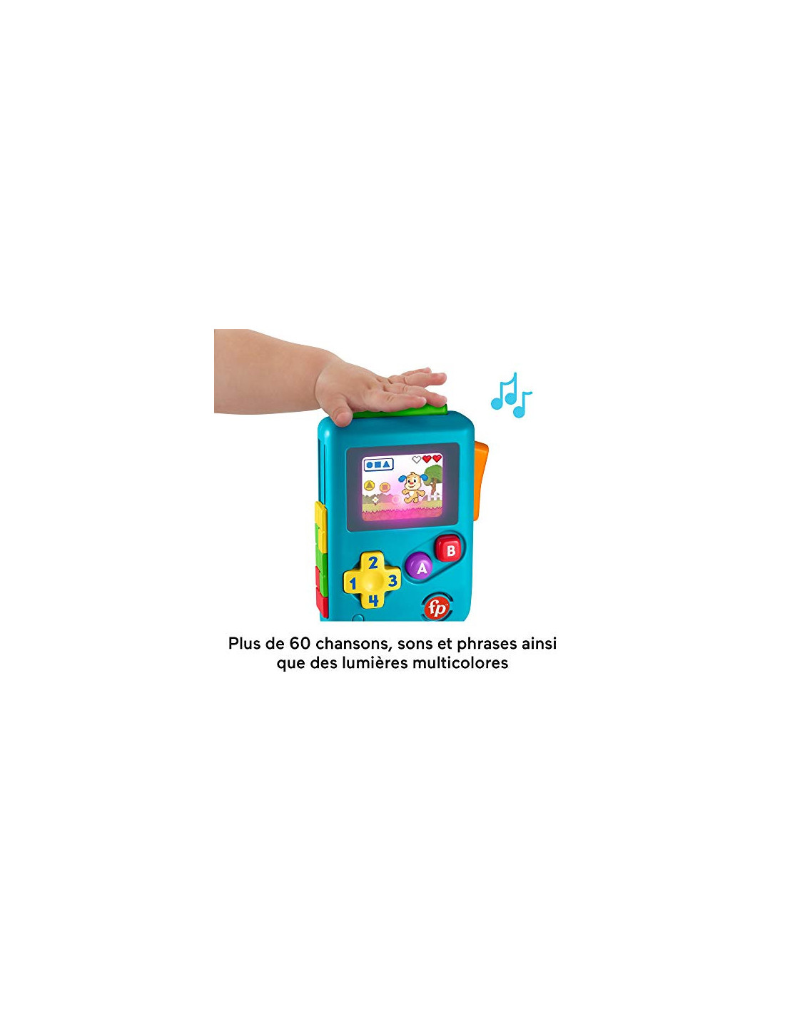 Fisher-Price - Ma première console de jeu​ - Jouet Musical - version  française pour bébé et enfant de 6 mois et plus