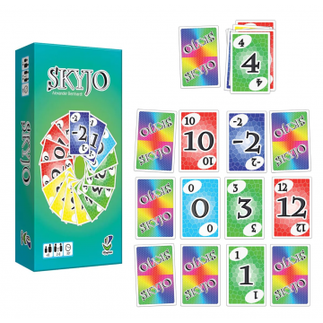 Jeu de cartes d'action Skyjo, jeux de société amusants pour les