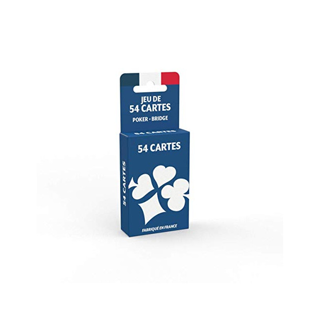Jeu de 54 Cartes - Jeu de Poker, Président, Palmito, 8 Américain Multicolore