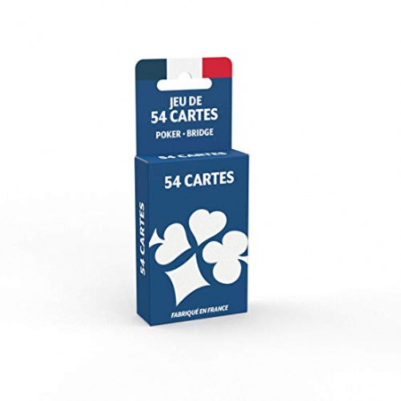 Jeu de 54 Cartes - Jeu de Poker, Président, Palmito, 8 Américain Multicolore