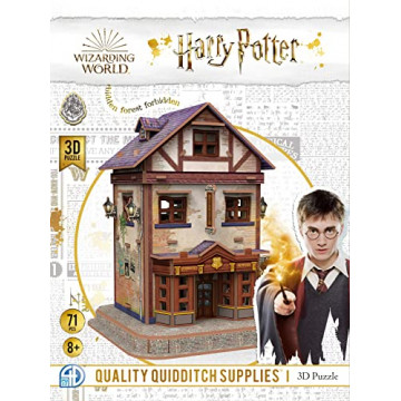 Harry Potter - Puzzle 3D de 71 pièces- Le magasin d'accessoires de Quidditch