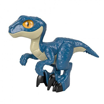 Imaginext Jurassic World grande figurine dinosaure Vélociraptor XL, jouet pour enfant dès 3 ans, GWP07