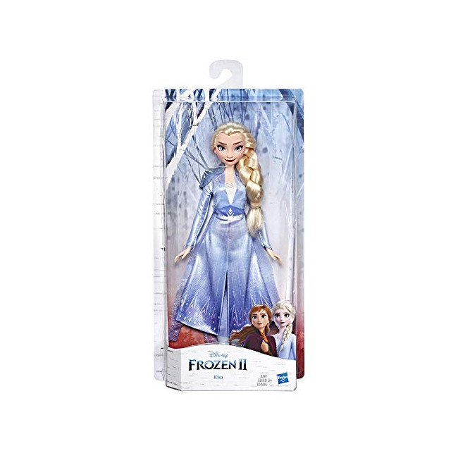 Disney La Reine des neiges 2, poupée mannequin Reine Elsa, tenue et  accessoires amovibles, longs cheveux blonds, jouet pour enfants, dès 3 ans  