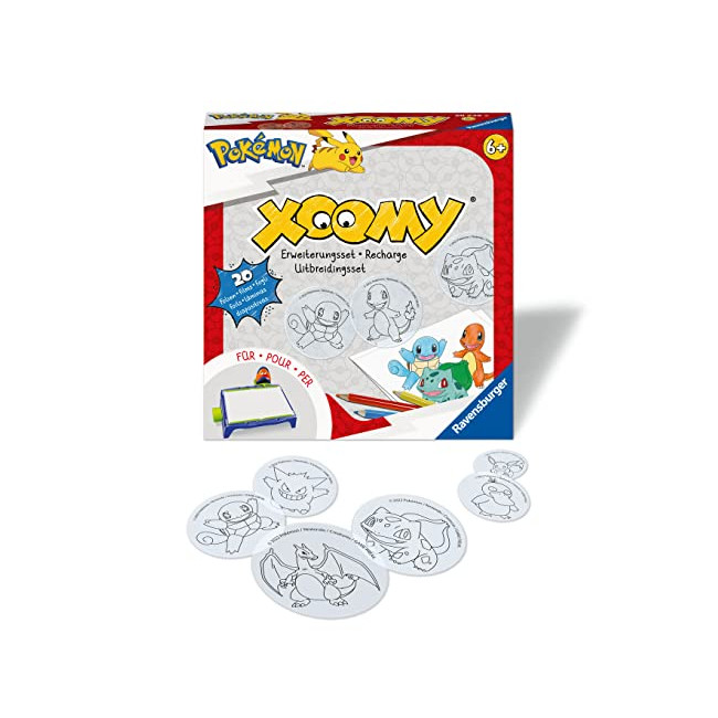 Ravensburger – Xoomy – Pokémon – Recharge dessins – Machine à dessiner – Loisir créatif – Dessin – Zoom – Activité