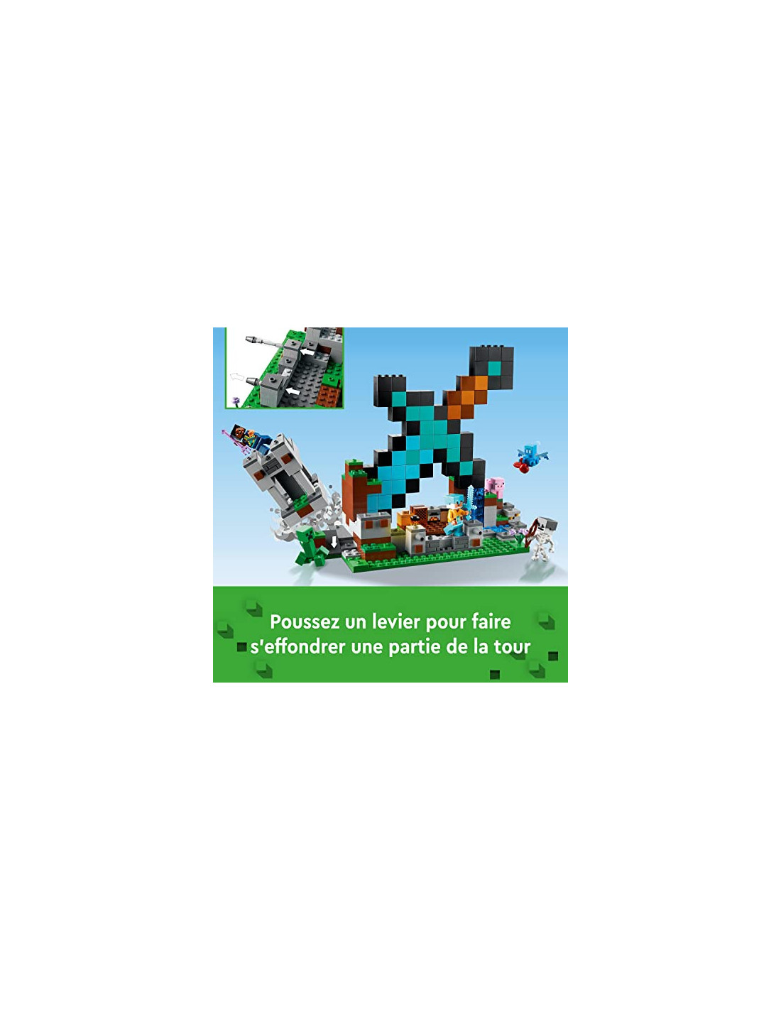 LEGO Minecraft 21244 - L'Avant-Poste de l'Épée