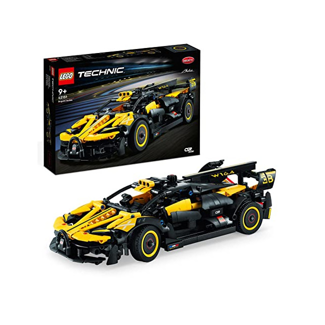 LEGO 42151 Technic Le Bolide Bugatti, Jouet de Voiture, de Course, Maquette à Construire de Véhicules Iconiques, à