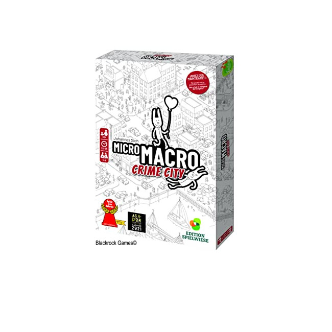 Spiel MicroMacro : Crime City - Jeu de société - Jeu d'enquêtes - pour Toute la Famille - Version française