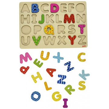 Puzzle en bois - Alphabets - 26 Pièces