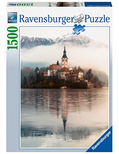 Ravensburger - Puzzle Adulte 1500p - L'ile des voeux, Bled, Slovénie - Adultes, enfants dès 14 ans - Puzzle de qualité