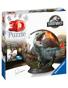 Puzzle 3D Ball - Jurassic World - 72 pièces numérotées