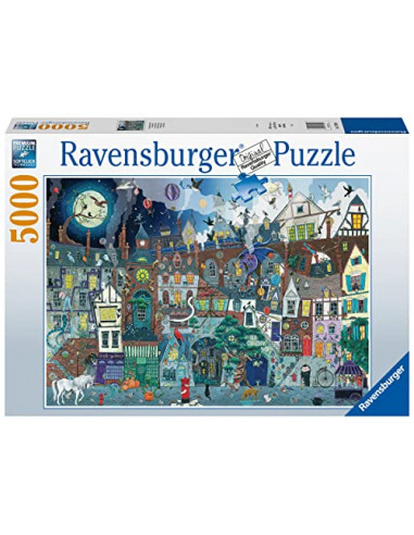 Ravensburger - Puzzle 5000 pièces - La rue fantastique - 17399 - Pour adultes et enfants dès 14 ans - Premium Puzzle de