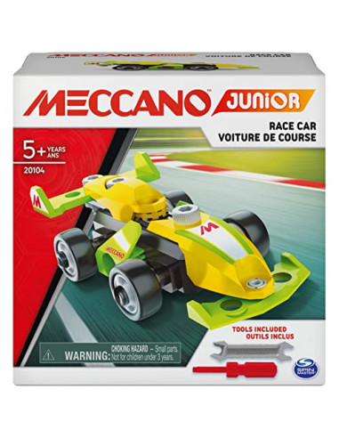 Mecacno Junior - Voiture de course, Moto, Hélicoptère ou Bulldozer