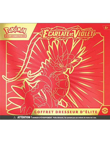 Pokemon | Coffret Dresseur d'Élite - Ecarlate et Violet Série 1 (EV01) | Modèle aléatoire | Jeu de société | Cartes à
