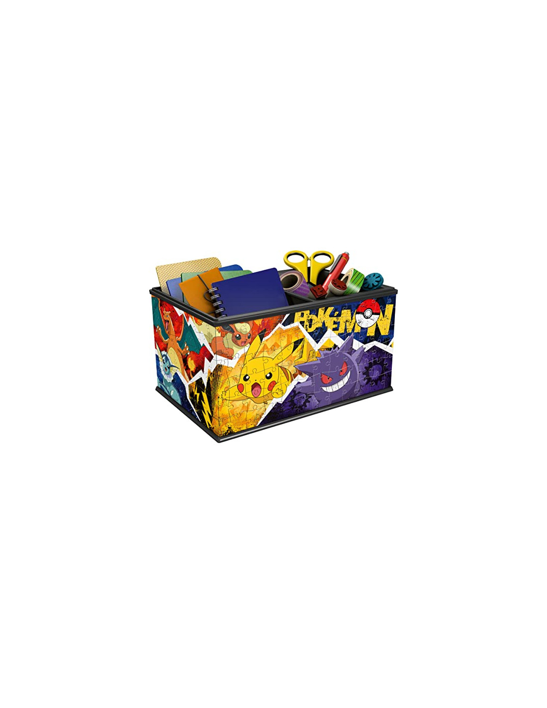 Puzzle 3D 216 pièces : Boite de rangement - Pokémon - Jeux et