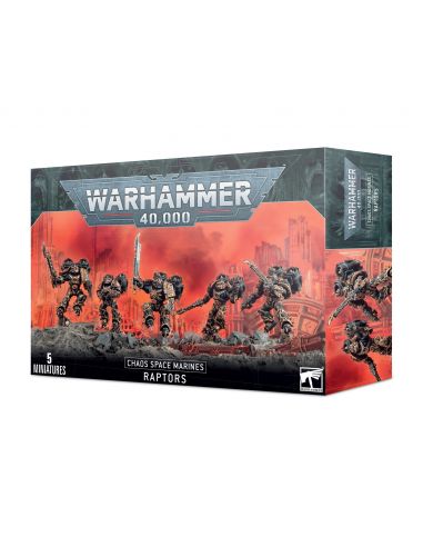 Set 5 figurines à peindre Warhammer 40000 - Raptors