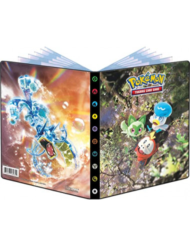 Ultra Pro | Pokémon - Ecarlate et Violet Série 1 (EV01) : Portfolio - Capacité : 80 cartes | Jeu de société | Cartes à
