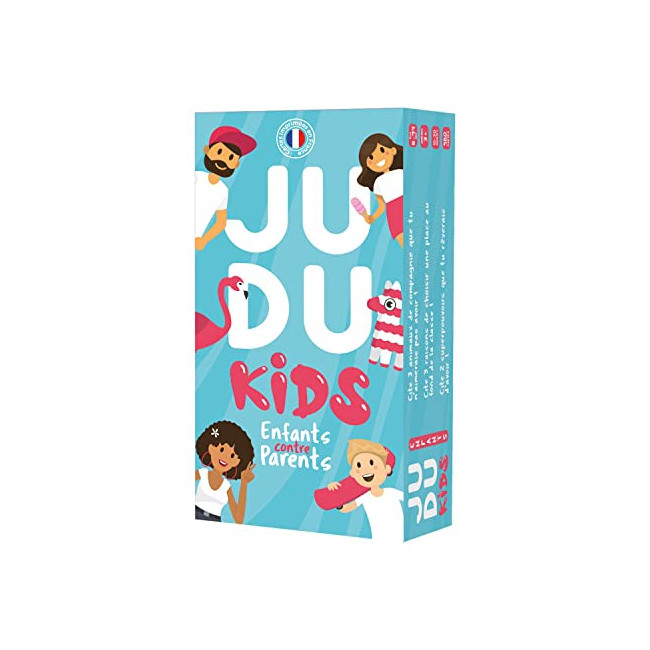🇫🇷 JUDUKIDS - Jeu de Societe - Parents vs Enfants - 480 Cartes fabriquées en France Jeux de Societe 8 Ans - Jeux de société...