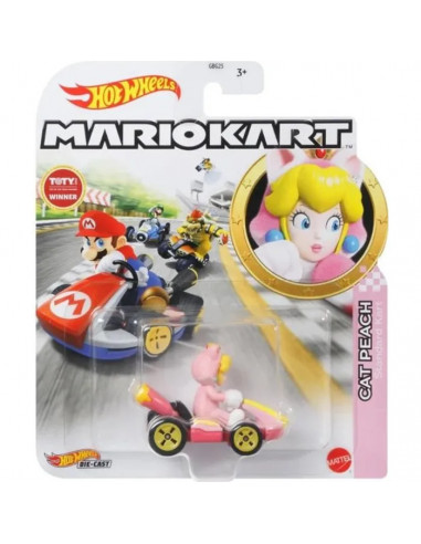 Hot Wheels - Mario Kart - Cat Peach