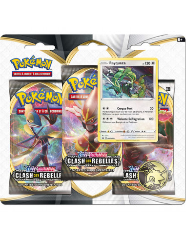 Pokémon - Tripack Clash des rebelles - Modèle...