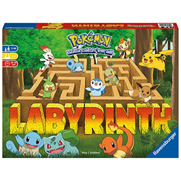 Ravensburger – Le Grand Classique des Jeux de société – Labyrinthe Pokémon – pour Enfant et Famille – De 2 à 4 Joueurs à...