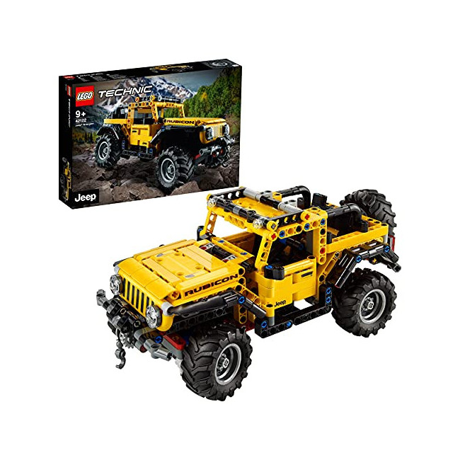 LEGO 42122 Technic JeepWrangler Voiture-Jouet 4x4SUV Tout-Terrain Jeu de Construction