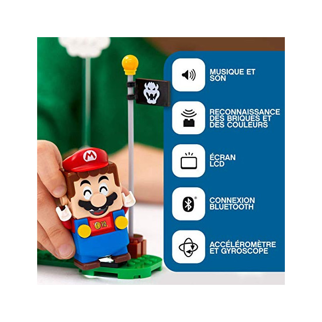 LEGO 71360 - Super Mario pack de démarrage les aventures de Mario - Jouet  interactif - Jeu de Construction incluant la Figurine