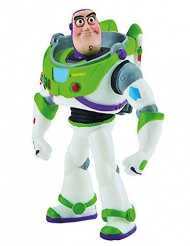 Bullyland 12760 - Figurine de jeu, Walt Disney Toy Story 3, Buzz l'Éclair, environ 9,3 cm de haut, figurine peinte à la